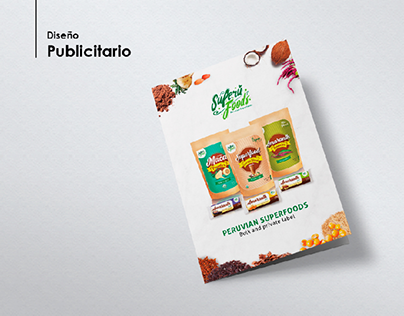 Diseño Publicitario | Díptico Superu Foods