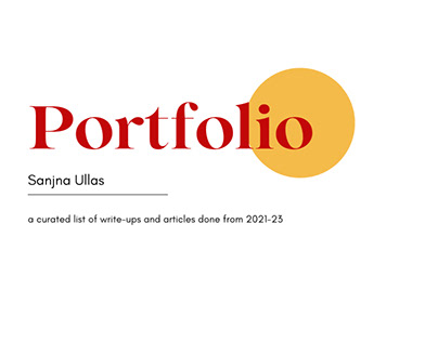 Content Writing | Portfolio