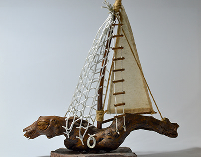 Drift wood Boat Model