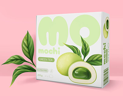 Packaging Design & Food Illustration. Mochi concept