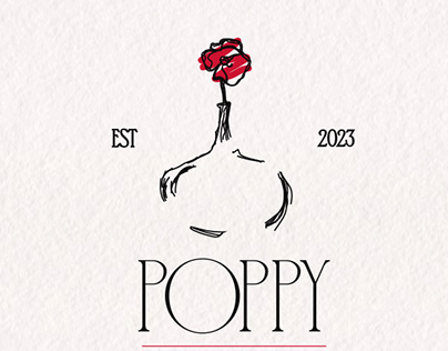 POPPY | Logo and brand indentity for flower studio
