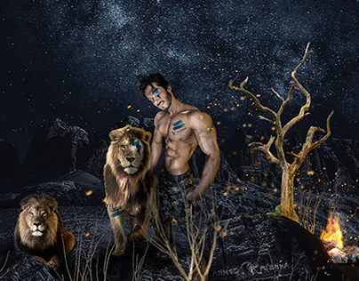 Lion King Fitness - Photoshop Manipulation Art