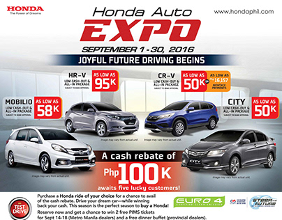 Honda Cars Philippines Print Ads Creatives