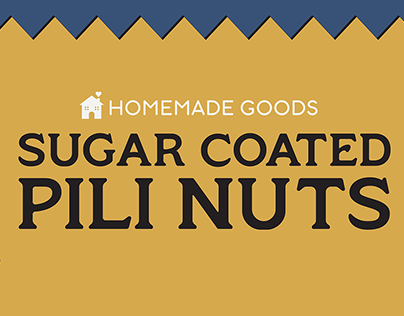 Sugar Coated Pili Nuts - Brand packaging
