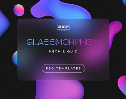 Glassmorphism Effect Photoshop by Graphic Spirit
