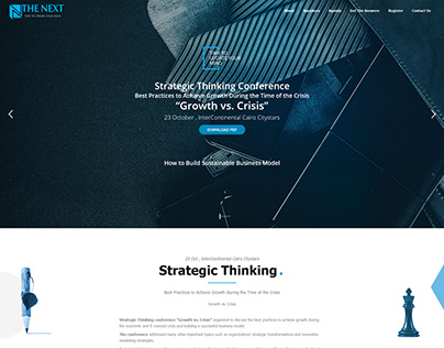 Strategic Thinking Event – THE NEXT - Website Design