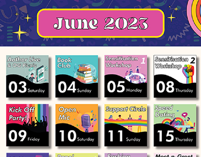 Pride Month Calendar 2023