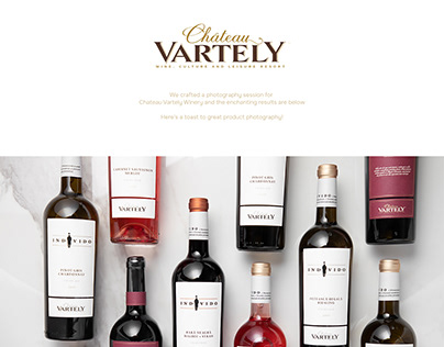 Chateau Vartely - Wine Photography