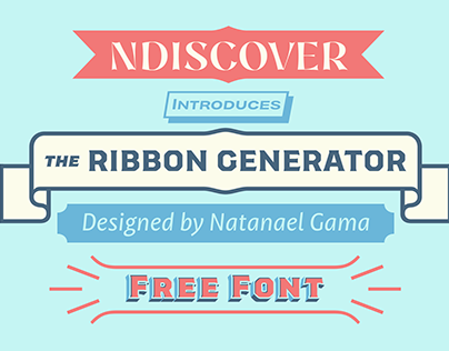 The Ribbon Generator • Free Font