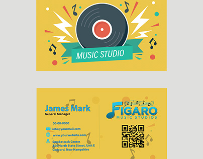 Music Studio Business card