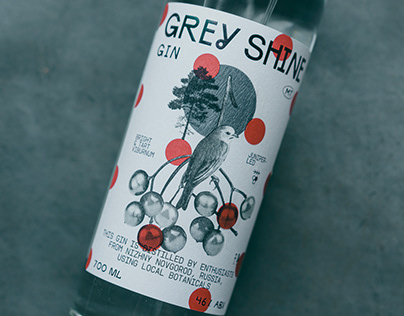 GREY SHINE Gin — Branding / Visual identity