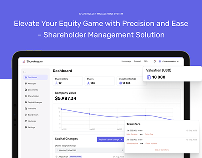 Sharekeeper - shareholder management system