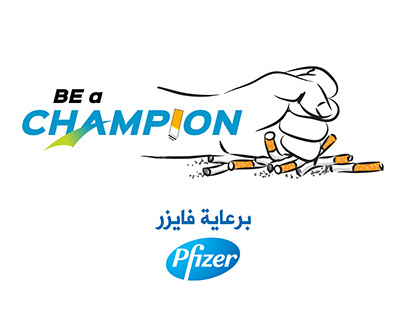 Be A CHAMPION - smoking cessation campaign for PFIZER