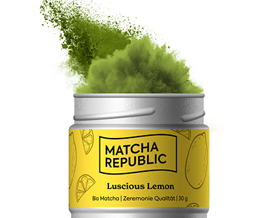 Matcha Republic product visuals