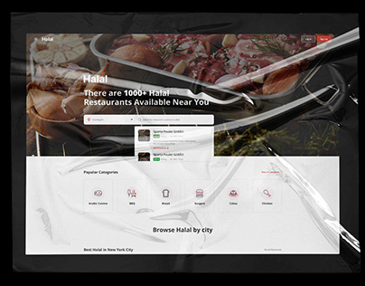Website Design, Halal Food