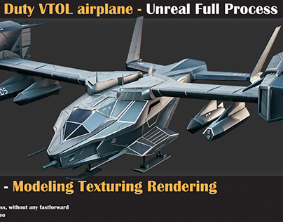 Call Of Duty VTOL airplane - Unreal Tutorial