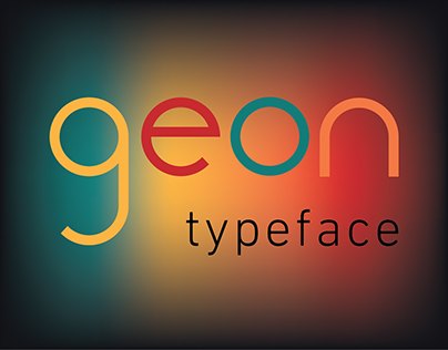 Typeface Design | Geon