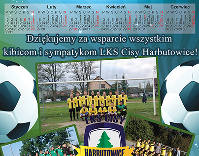 Soccer Team Hubertowice Calendar 2017
