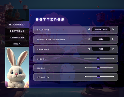 CoverPage Settings Rabbit