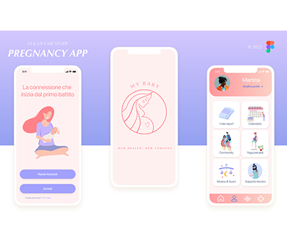 UX|UI Case study pregnancy app