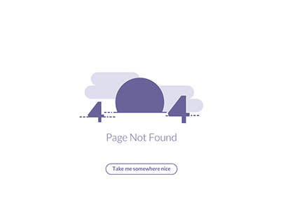Daily UI | #008 | 404 Page