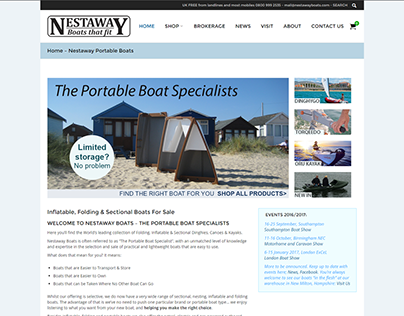Nestaway Boats - Web Development