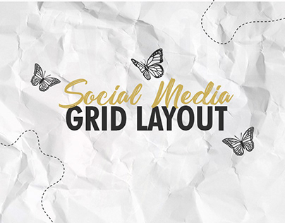 Social Media Grid Layout of Silver Saloon