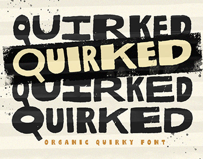 Quirked - Organic Quirky Font