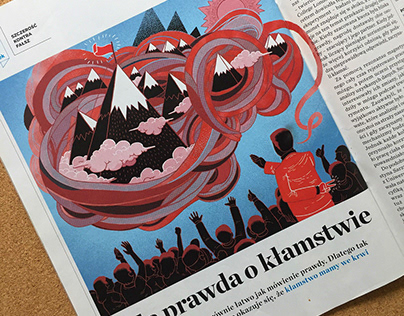 Newsweek Polska Editorial illustrations