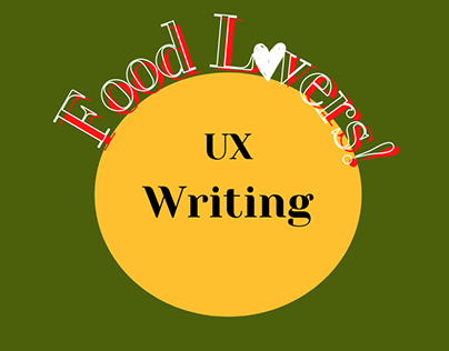 Food Lovers - UX Project