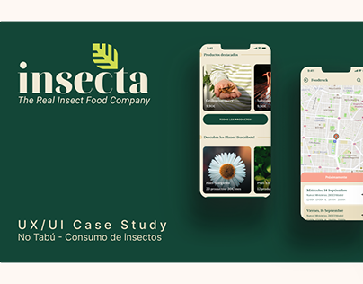 UX/UI Case Study-Insecta, consumo de insectos
