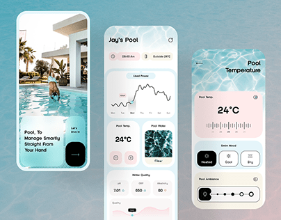 Smart Pool UI Design to Ease Your Swim!🏊