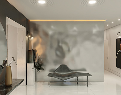 Interior design/private house/1fl main space. 2021