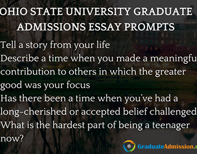 Ohio State University Graduate Admissions