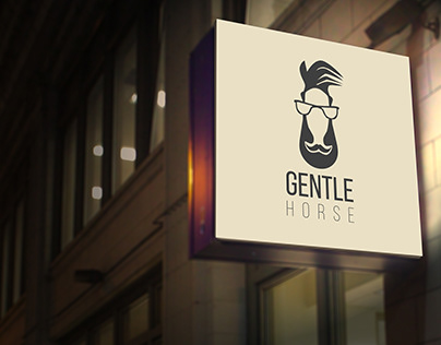 Gentle Horse - barbershop branding
