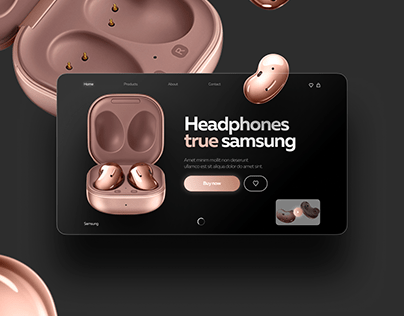Samsung Дизайн сайта
