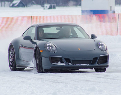 Porsche Ice Driving