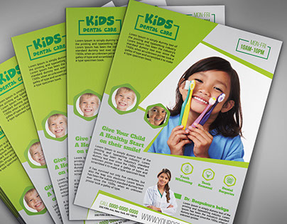Kids Dental Care Flyer