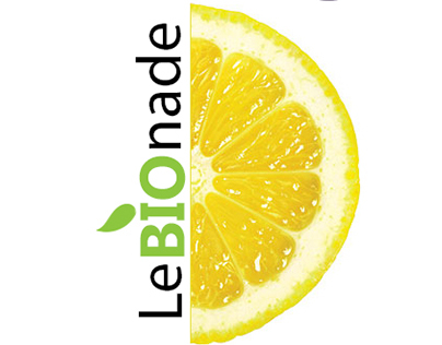 LeBIOnade lemonade label