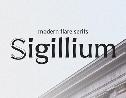 Project thumbnail - Sigillium Typeface