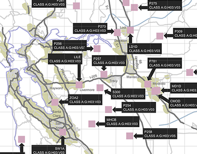 California Central Valley Control Network Basemap