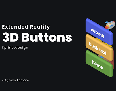 3D UI Buttons