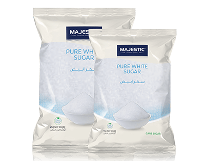 3D Packaging for Majestic white sugar