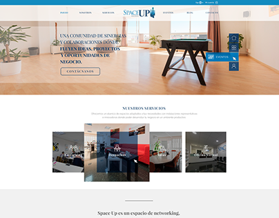 Diseño Página Web - Space Up Barcelona