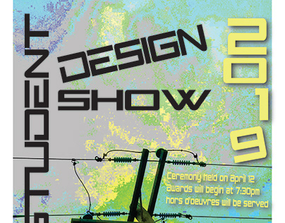Student Design Show Poster