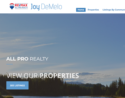 Joy DeMelo - All Pro Realty Website