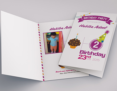 Birthday Invitation/ Card Design