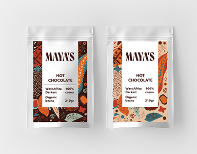 Packaging for Mayas Hot Chocolate