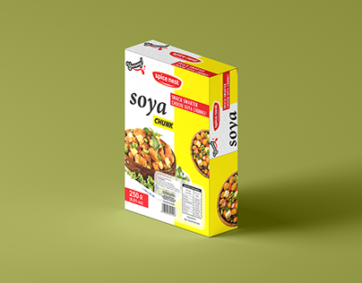Free Food Brand Box Packaging Mockup