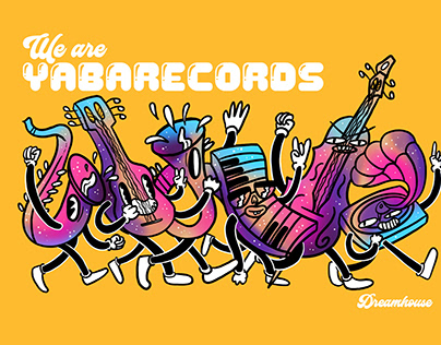 We are Yabarecords / Ilustracion para productora